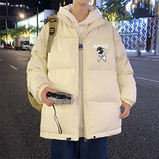 冬季加厚款PU皮港风棉服简约百搭棉袄XZ102A-4-5139-P115，男装棉衣，星座211-2