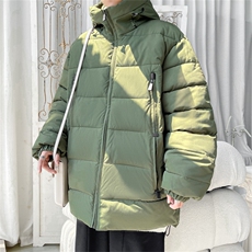 MY8186/P125冬季新款棉衣男装连帽宽松保暖棉袄个性设计棉服上衣，男装棉衣，电商A141