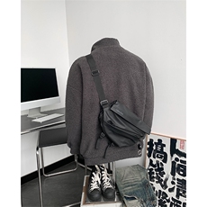 撞色羊羔毛拼接呢料夹克2025冬季男生立领外套XZ514-2-F588-P125，男装夹克，星座514-2(原B239)