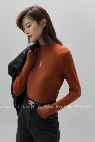 韩版休闲潮流印字自发热功能性五色打底，女装，伊奈秀E∩ΛXU