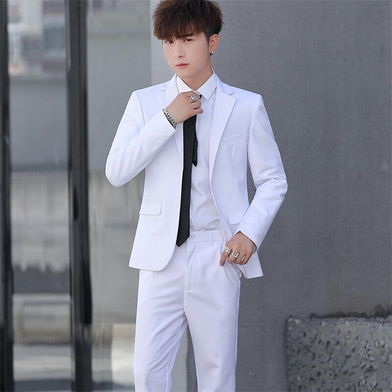JS8632-XK-MP125西服套装男两件套韩版修身商务职业正装西装新郎结婚,男装西服,星座510A-2