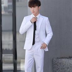 JS8632-XK-MP125西服套装男两件套韩版修身商务职业正装西装新郎结婚，男装西服，星座510A-2