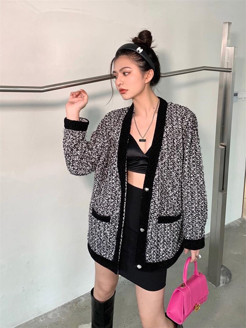 小香风带钻开衫，其它，DS-1