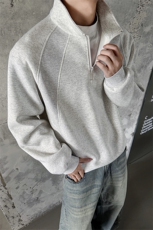 【430克】美式卫衣5Q4027-TP5588立领休闲潮牌百搭拼接高街，男装卫衣，电商A102