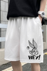 MK37179-P15冰丝短裤男士大码宽松休闲五分裤男运动中裤港风，男装休闲裤，电商A040