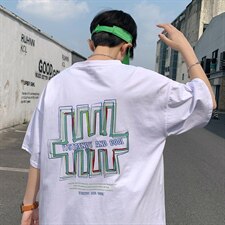 转化7%！！2021夏季新款男士短袖T恤百搭半袖体恤衫T2155P28，男装T恤，电商B220