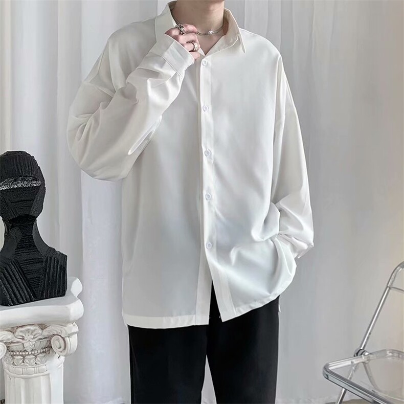 长袖开叉衬衫春款男潮流C20P28,男装衬衫,星座1116-2
