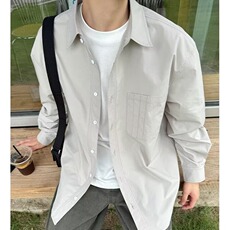 有货。衬衫男长袖2026新款休闲衣服潮流春秋CY1268-P38，男装衬衫，星座412-3