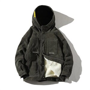 709-MY07-P130 20冬款 冬季情侣百搭保暖加厚灯芯绒夹克棉衣男图片