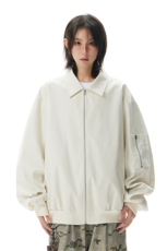 美式高街vibe棒球服夹克男女款秋季cleanfit翻领廓形三防工装外套，男装夹克，电商A102