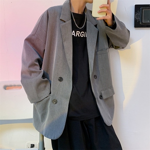 西服男秋季潮流韩版西装学生休闲ins港风宽松衣服外套 W1211-P50图片