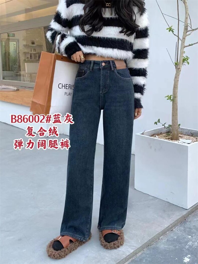 复合绒阔腿裤，其它，QZFF 秋子风帆