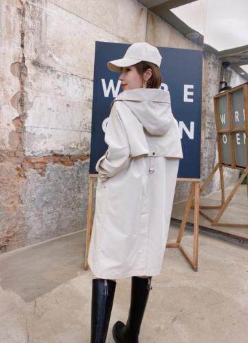 秋款时尚风衣，女装风衣，穿名堂(7F)