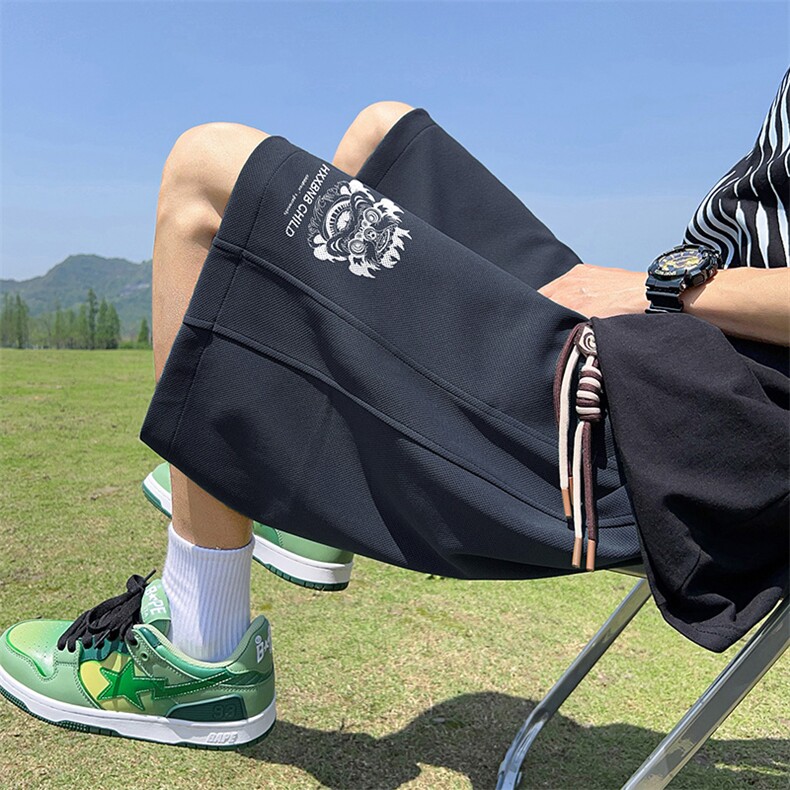 已注册菠萝格得物抖音直播品质男五分中裤休闲短裤K093P30控48,男装牛仔裤,电商C408(原B339-1)