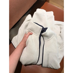 针织拉链夹克外套1302-GS10-P75  成分100聚酯纤维图片