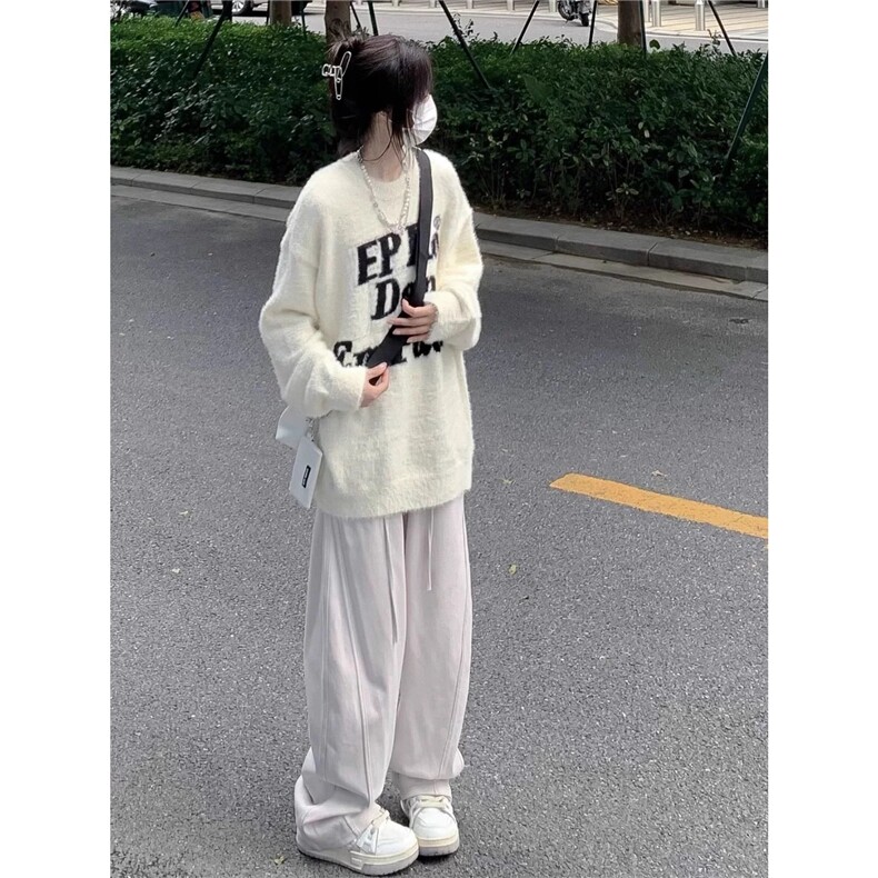 【005】字母圆领毛衣男女潮情侣装针织衫外套A079-MY9167-P39,男装针织衫/毛衣,电商A079