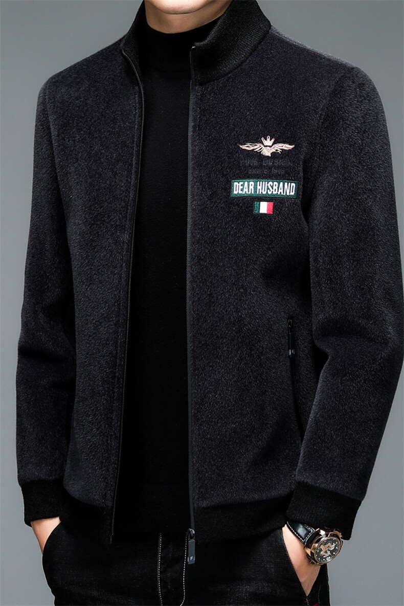 2023冬装新款中年男士休闲棉服中老年棉衣外套上衣ALXB1003-P230，男装棉衣，电商B212（原钱塘6029）