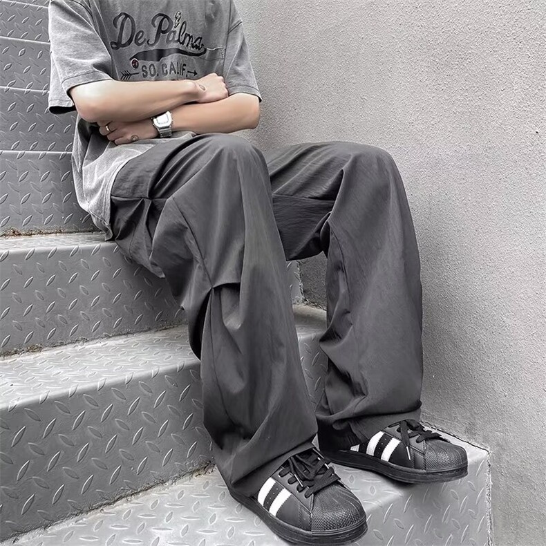 美式降落伞兵工装裤子男潮牌休闲裤解构垂感长裤B848-310B-1P35,男装工装外套,星座310B-1