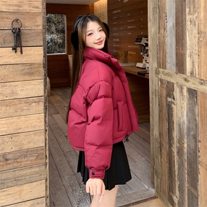 现货新款2180-P200-K299小个子羽绒服,眼镜帽子搭配集锦图片