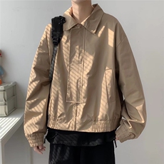 大量现货春款男夹克短款工装韩版休闲拉链外套JK27P55，男装夹克，星座1013-1