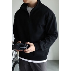 有货。卫衣男休闲宽松2026新款潮半拉链立领上衣服WB631-特批P42，男装卫衣，星座412-3