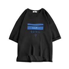 Q11033-P30春夏季七分袖t恤男大码五分袖男短袖中袖，男装T恤，电商A040