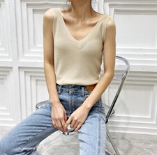 19013冰丝背心，女装背心吊带，搜尚