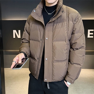 店主风 2025新标90白鸭立领面包服短款羽绒服男LMS2502-P310图片
