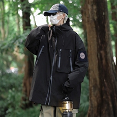 A735-P60春秋2023新款百搭休闲夹克美式机能户外冲锋衣外套男款，男装夹克，星座512-6
