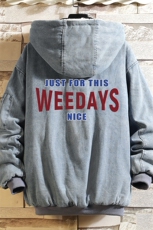 NM53113-P140牛仔外套男大码加厚加绒衣男羊羔毛服男，男装棉衣，电商A040A