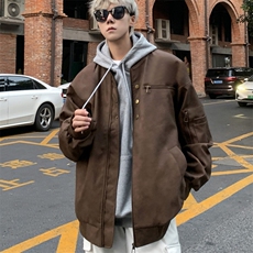 男士痞帅男装机车短款皮衣外套春秋新款pu皮夹克J2513P90控138，男装皮衣，电商A157