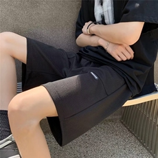 夏装休闲短裤男潮牌ins宽松休闲潮流外穿中裤百搭韩版五分裤，男装牛仔裤，四季星座505