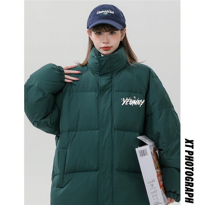中性风冬季百搭宽松字母印花棉服外套TPMY63703特批P75控128,男装棉衣,电商A268