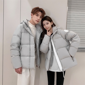 主推韩版情侣装羽绒服男短款男女中青年学生创意羽绒外套,男装羽绒服,钱塘723