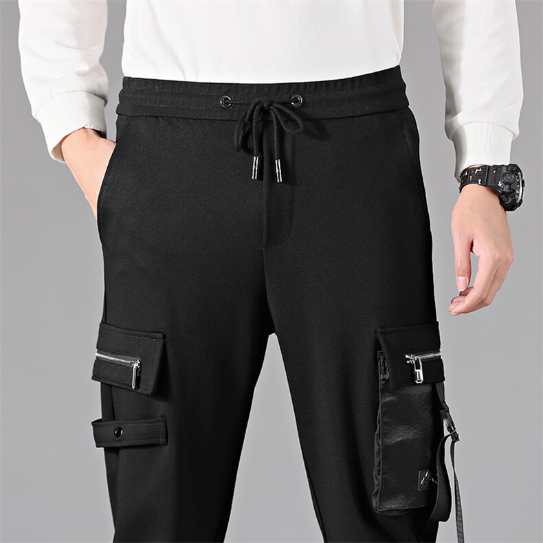 工装裤男休闲长裤秋冬季新款百搭裤宽松休闲裤男ASDA0027-P190,男装休闲裤,电商B212（原钱塘6029）
