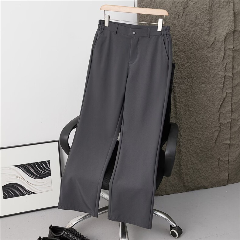 轻熟休闲裤西裤抗皱韩版垂感男士通勤西装裤锥形显瘦长裤潮流，男装西服套装，星座410-6（原星座1304-1）