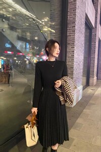 【现货】秋冬新款 两件套连衣裙图片