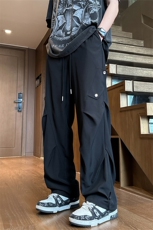 2025春季新款内景大码美式工装冰丝裤M-5XHK24621-特P30，男装休闲裤，电商A022