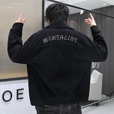 秋冬新款男士翻领灯芯绒休闲西服外套夹克男士上衣JK861-P60，男装夹克，星座1403B