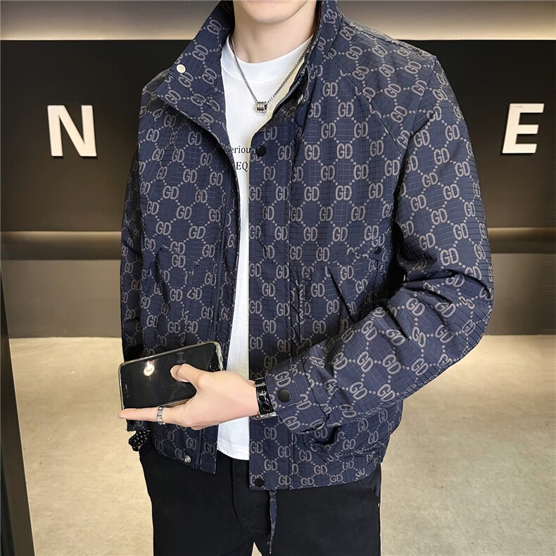 2026春季新款立领休闲外套男装夹克C317-6863-P115，男装夹克，电商C317