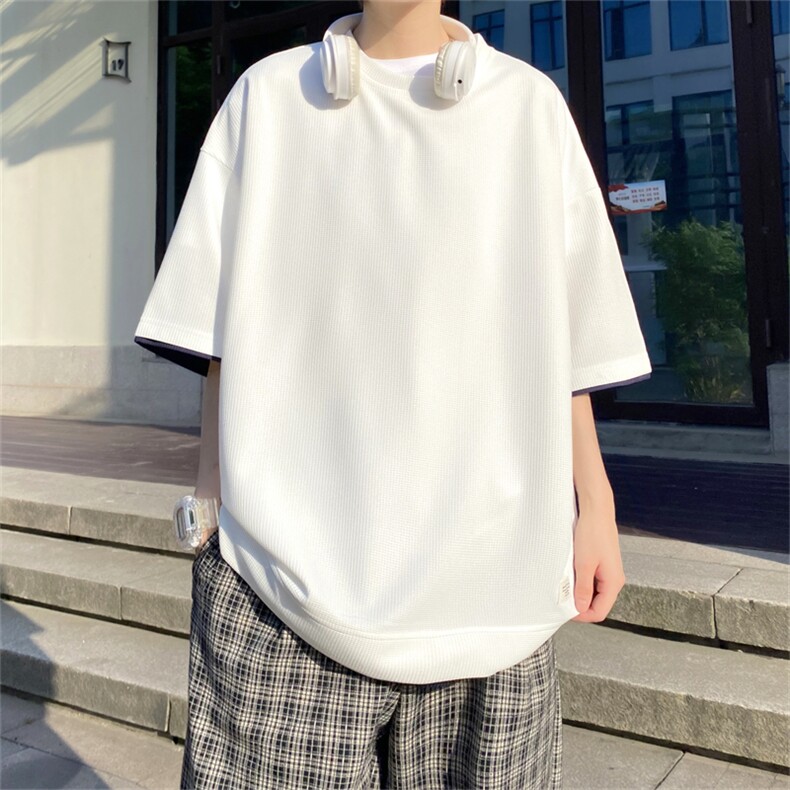 夏装新品！美式复古短袖T恤男夏季日系潮牌宽松半袖teeT2202-P25,男装T恤,电商A128