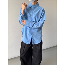 衬衫男长袖2025新款韩版宽松高级垂感免烫衬衣WA26-P38，男装衬衫，星座208-5