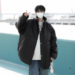 美式痞帅pu皮棉衣男冬季加厚棉袄棉服  FW26 P88图片