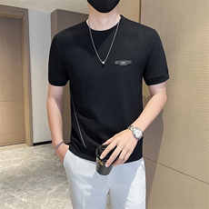 店主风秋冬季男士圆领短袖卫衣男时尚打底T301A-1/W05/P53控75，男装T恤，星座301A-1