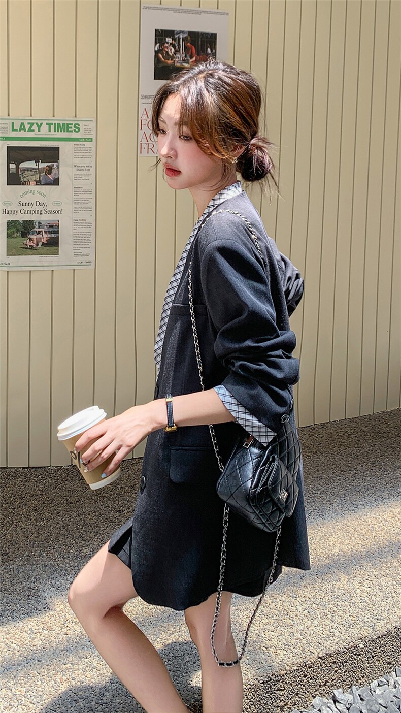 现货新款西装百褶裙裤两件套HW60P170K248,女装套装/套裙,2D035