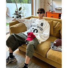 706-1-CT1726-P45现货春季美式网透凉感球衣tee字母运动长袖T恤，男装T恤，星座706-1