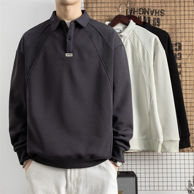 春季男青年休闲百搭卫衣男士长袖T恤打底衫JVW5003-P60，男装T恤，星座1105-3