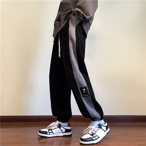 K77 P50控68 春夏雪尼尔裤子男春季束脚裤男卫裤图片