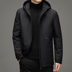 爸爸装羽绒服中年男冬装加厚棉袄冬季休闲外套YYYR039609-P240，男装羽绒服，电商B212（原钱塘6029）