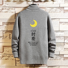 GM45047-P45加绒款-P65高领毛衣男士大码内搭毛线衣男砖墙，男装针织衫/毛衣，电商A040A